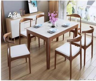 T08高级长方桌，胡桃色  1.35米带炉一桌四椅650元，现货11套。 - 东营28生活网 dy.28life.com